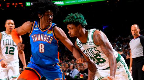 celtics vs thunder|Celtics vs. Thunder score, result: Marcus Smart's dazzling .